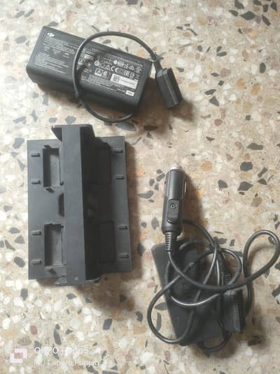 dji mavic 2 car pro chargers ,,hub charger and simple chaeger orignal