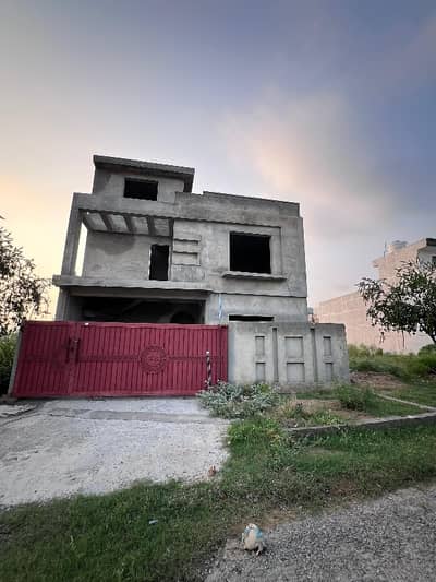 7 Marla Grey Structure House. For Sale In Multi Gardens MPCHS Block E B-17- Islamabad