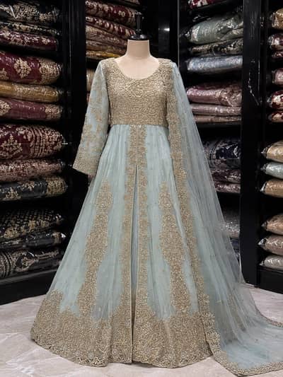 bridal walima maxi dress for sale