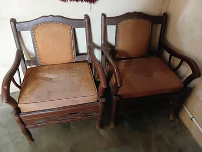 wooden 5 seater sofa urgent sell
