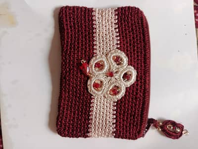 Handmade Crochet Coin Pouch / Mini Purse