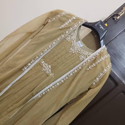 Arabic style maxi suit for teen age girl