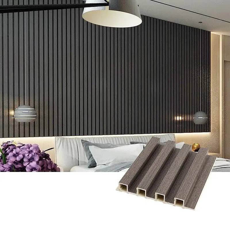 PVC wallpanel- Wpc wallpanel-Fluted wall panel-Solid panel-Media wall 2