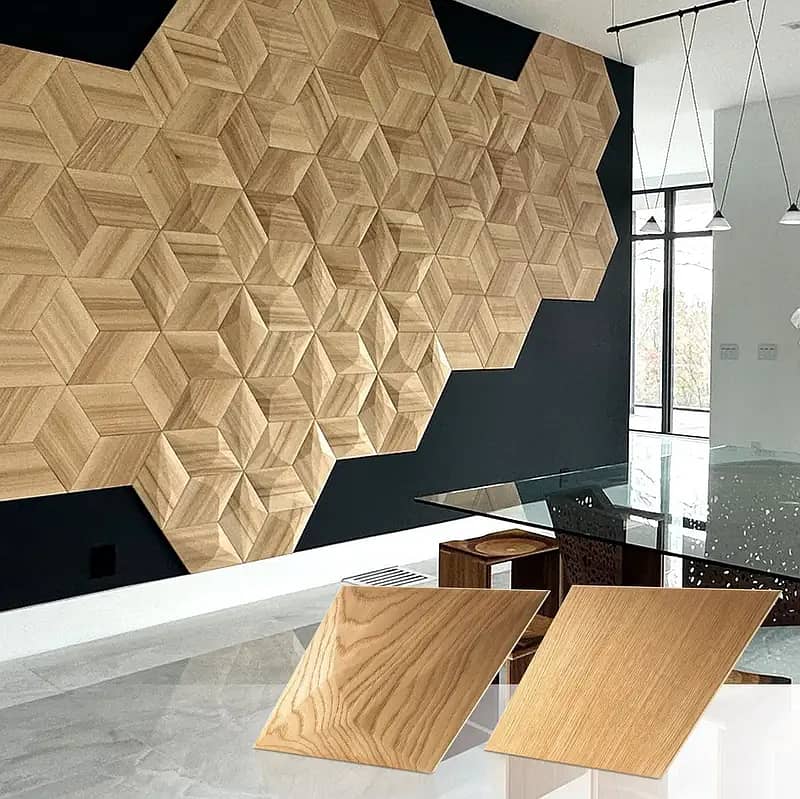 PVC wallpanel- Wpc wallpanel-Fluted wall panel-Solid panel-Media wall 5
