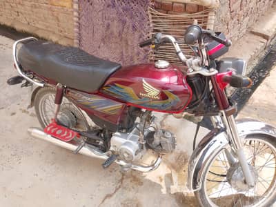 honda CD 70 2021 model applied for