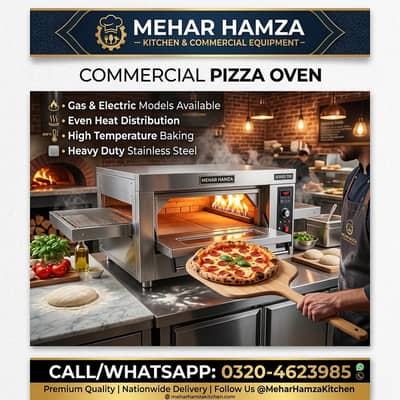 Commercial Pizza Oven (Gas / Electric) - Mehar Hamza