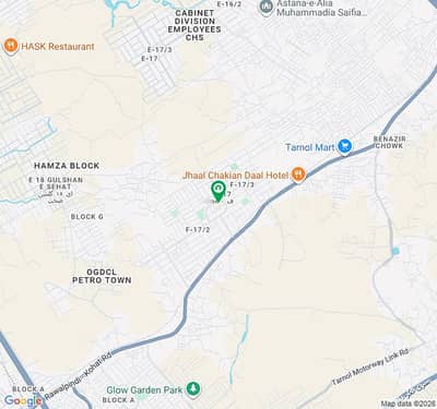 10 Marla Portion Available For Rent In F-17 Islamabad.