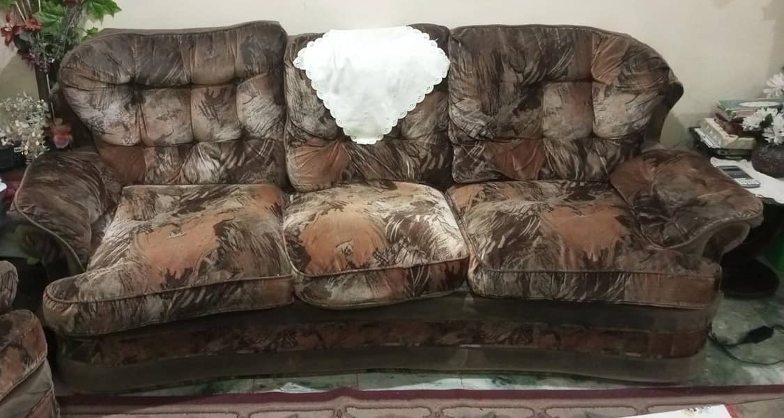 Solid wood sofa set 2