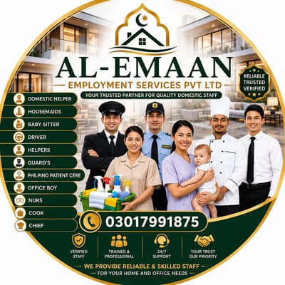 Available. Cook kitchen helper chef nurse Baby care. couple. Driver