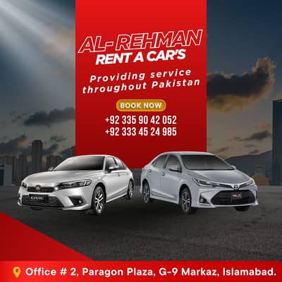 Rent a Car, Rental Cars, Car Rental, Self Drive, Altis, Civic, Honda