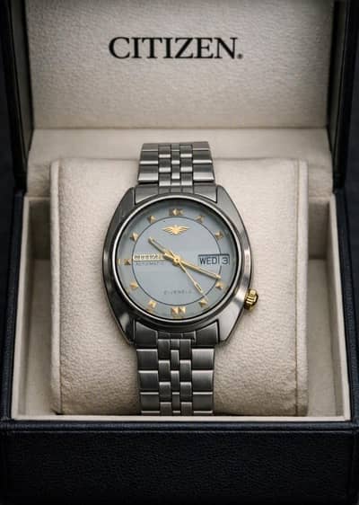 citizen mechanical date and time watch original