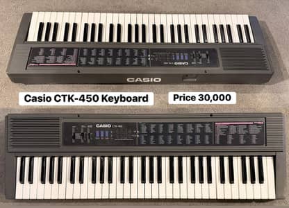 Casio CTK-450 Keyboard 61 Keys /Piano/Guitar/Electric/Bass/Amp/Banjo