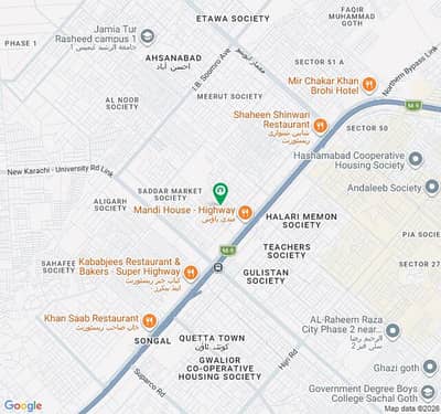 Most Stunning Location Plot, Super Ideal For Investment And For Construction Of A Dream House  ROK Society Is Located At Main Superhighway M9