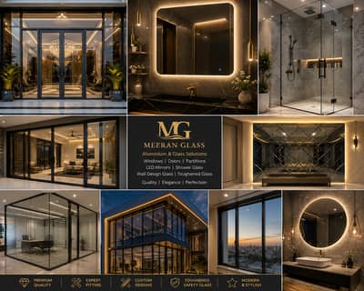Meeraan Glass | Aluminium & Glass | Windows, Doors, Mirrors & Fitting