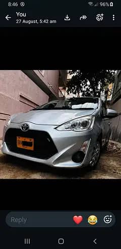 Toyota Aqua 2014 New shape Manufactured 2014 model 2015  03354116394