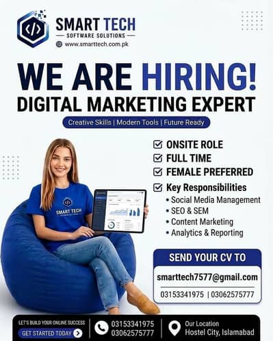 we are hiring digital marketing epxerts