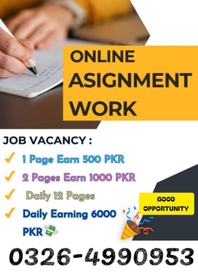 Part Time |Assignment Work |From |Home Based Job |Male & Female