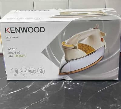 Kenwood Dry Iron White Gold Ceramic Soleplate 1200W