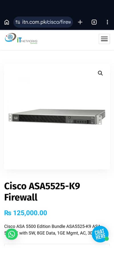 Cisco ASA 5515-X Firewall / Security Appliance