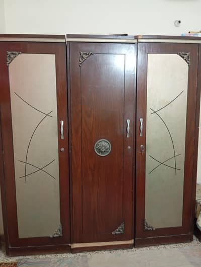 Bed with side Tables wardrobe and dressing. 30k