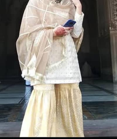 ghara with shirt and dupatta
