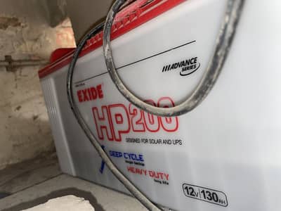 Safer Power Inverter + Exide HP 200 Battery — For Sale