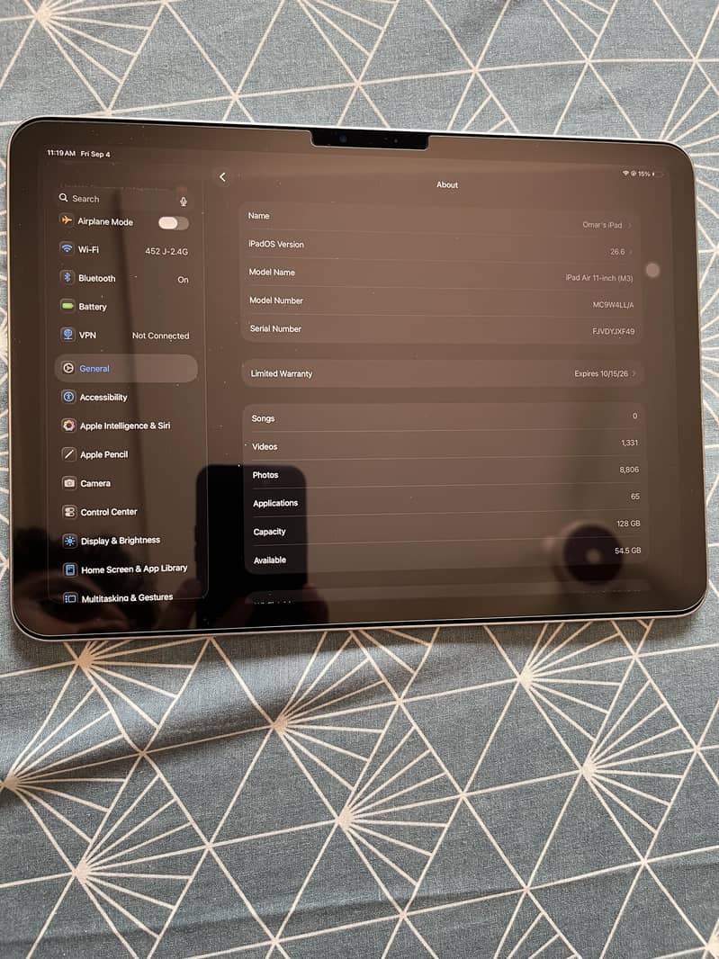 iPad Air 7 M3 3