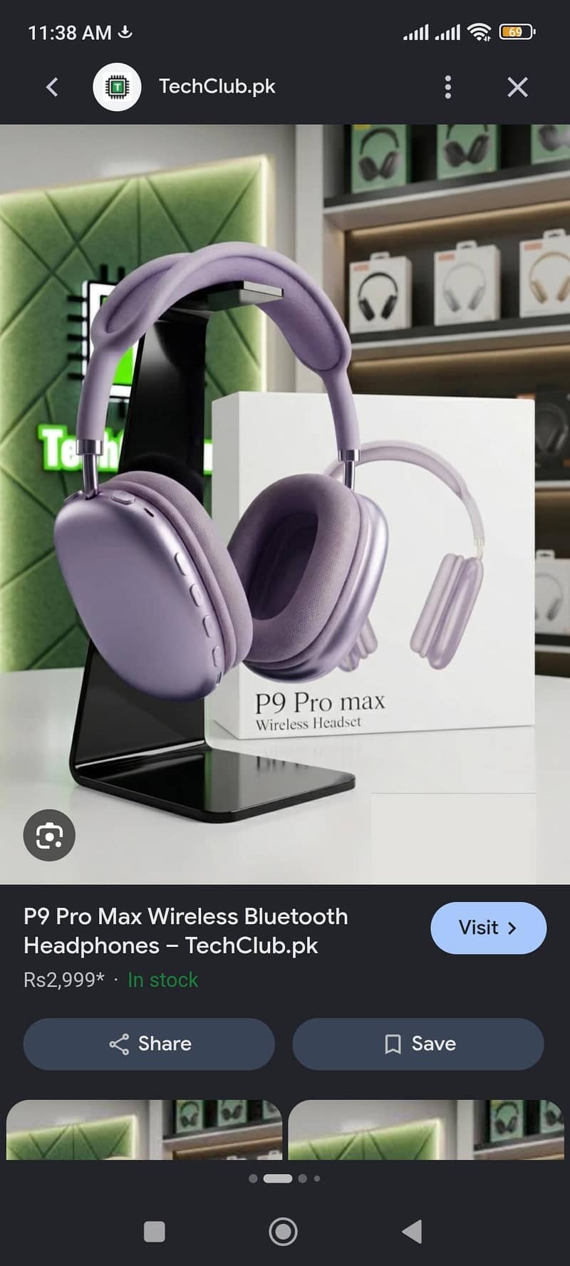 P9 Pro Wireless Headset 3