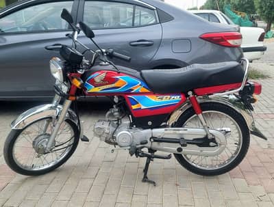 Honda | CD 70 | Red 27-04-2026 | 1st Owner