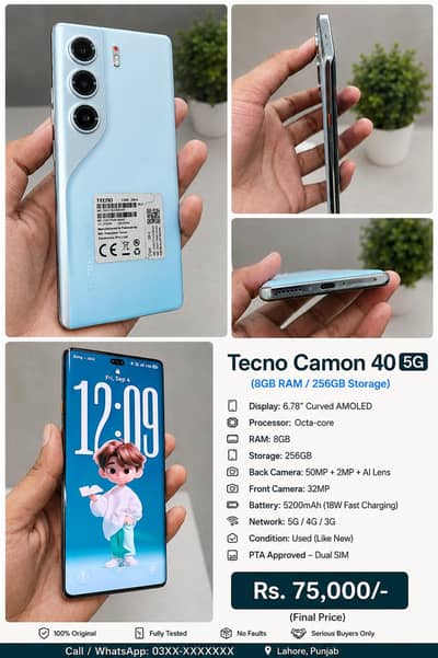 Tecno CAMON 40 Pro