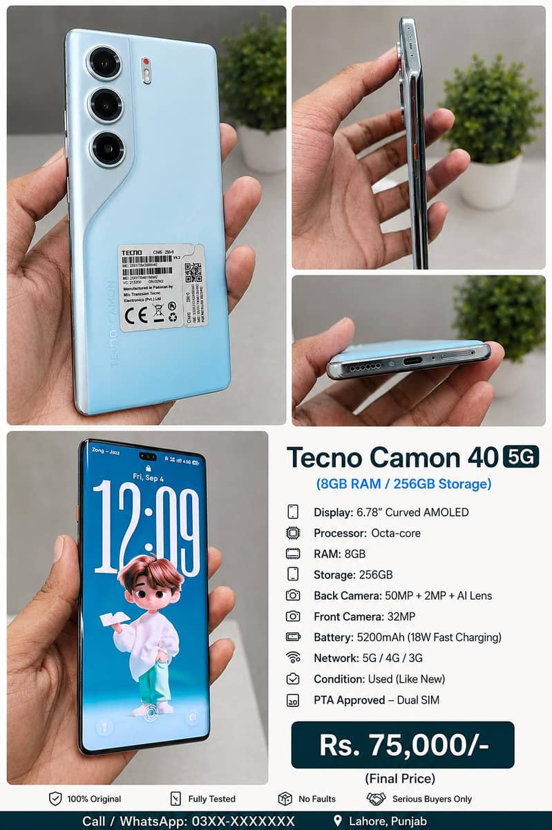 Tecno CAMON 40 Pro 0
