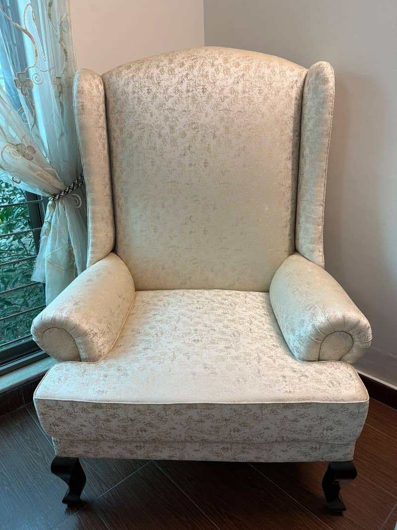 Single Sofa with Ottoman 0
