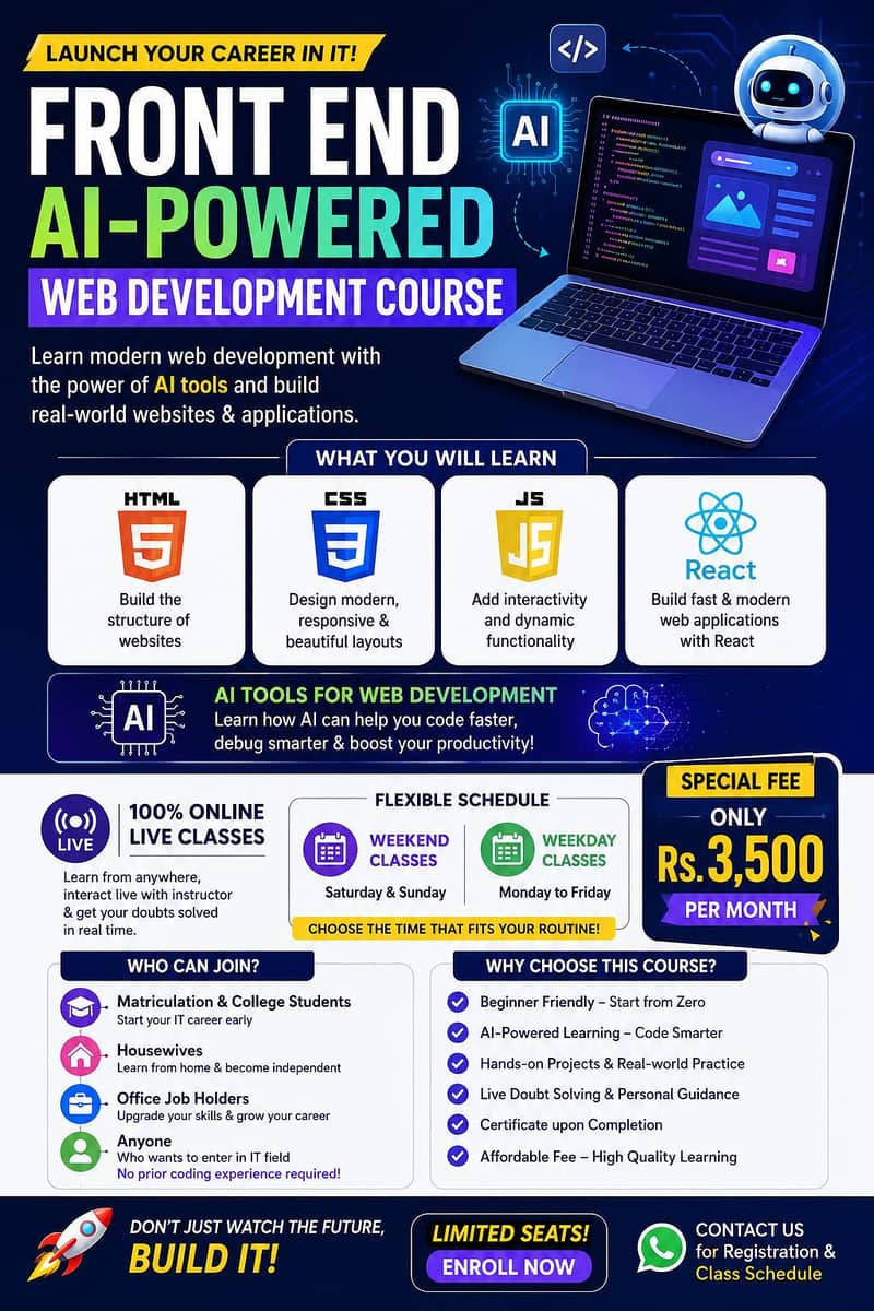  Become a Front-End Web Developer with AI!  0
