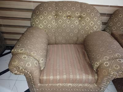 sofa set with cushions