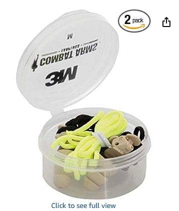 3M PELTOR COMBAT ARMS EARPLUGS (CAE 4.1) - SMALL, BEIGE