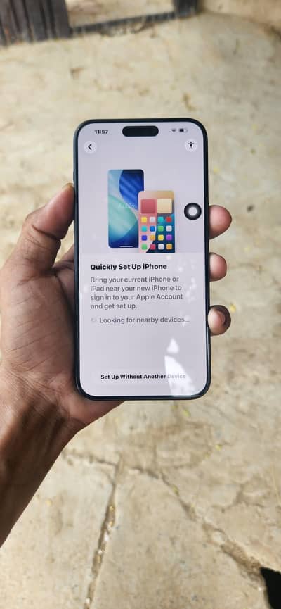 Apple iPhone 15 Pro Max natural blue titinum colour just bypass hona h