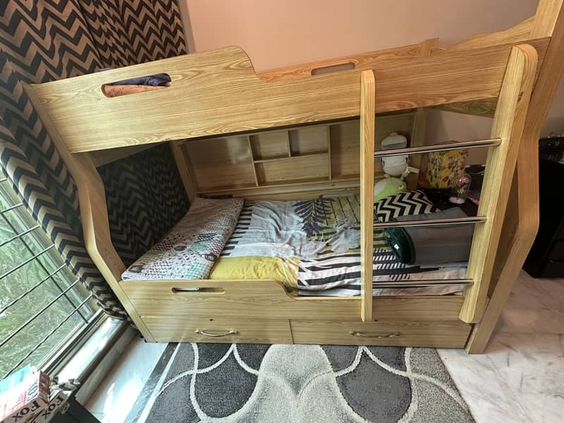 Solid Wooden Bunk Bed 2