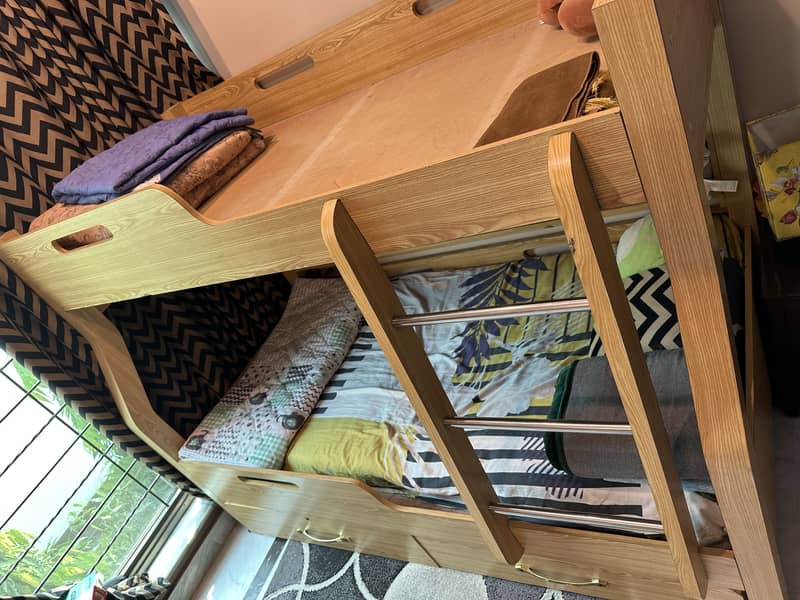 Solid Wooden Bunk Bed 3