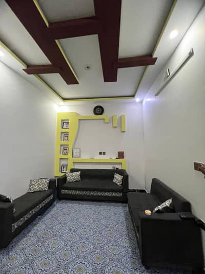 2 Bed Dd 120 Sq. Yd 2nd Floor For Sale With Roof At Dastager Block 9