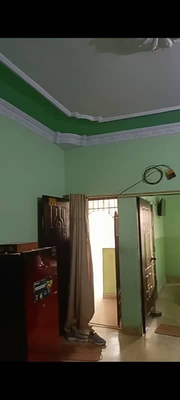 5th Floor With Roof For Sell 2rooms 1 Bath At Liaquatabad
