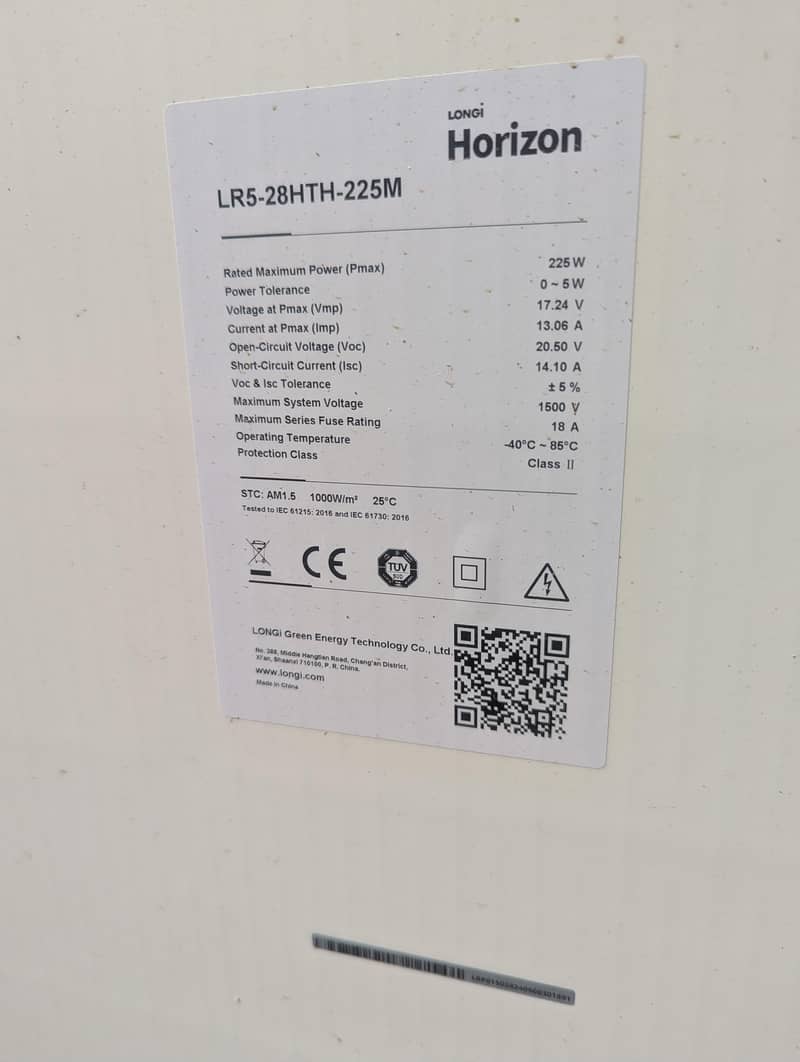 longi panel 225w 1