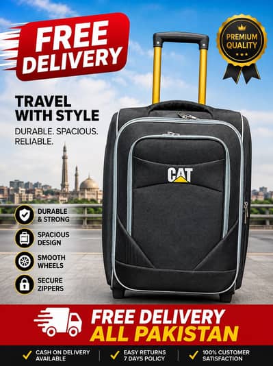 luggage TRAVEL WITH STYLE - Premium trolly bag  cabin size 20”by15”