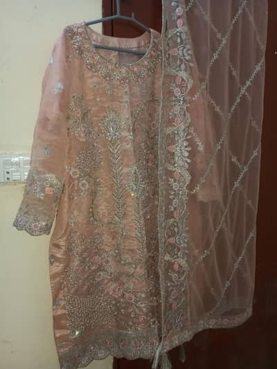 3 piece hand work ready to wear beautiful dress
