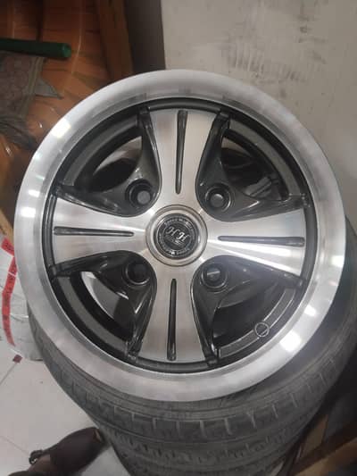 alloy rims 12inch mehran Fx coure 4peices 12 inch Alloy rims