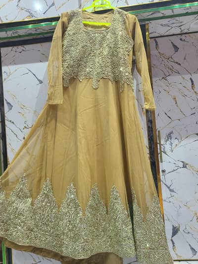 Golden Long Maxi – Party/Wedding Wear – Used Once