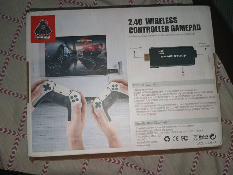 Game 2.4G wireless Controller gamepad 4