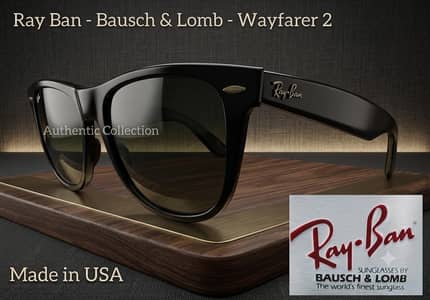 Original Ray Ban Wayfarer B&L Rayban USA Maui Jim Persol Ratti Versace