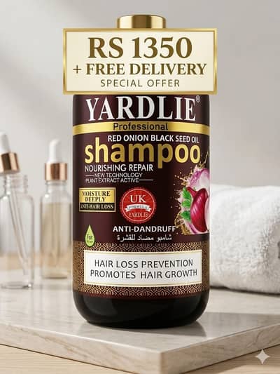 Yardlie Red Onion Black Seed Oil Shampoo – Anti-Dandruff