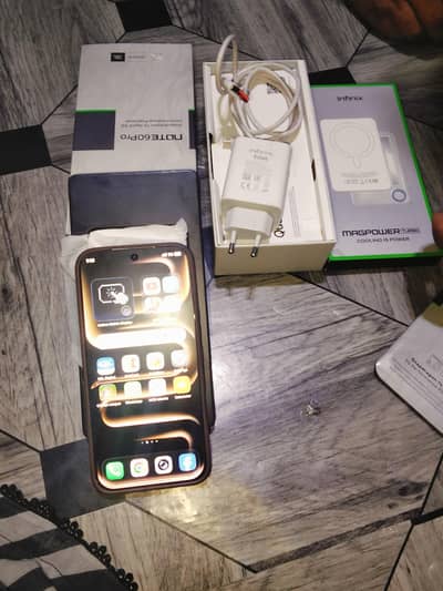 Infinix note 60 pro PTA approved with box 10/10 condition  water pack