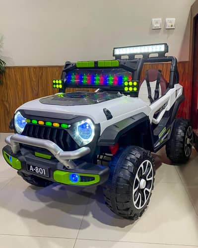 Kids Car | Electric Jeep | 12V Battery | Remote Control | Ride On Jeep